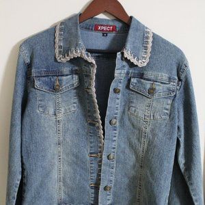 Xpect Jean Jacket w/Embroidered Design